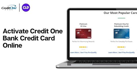 credit one activate new card.